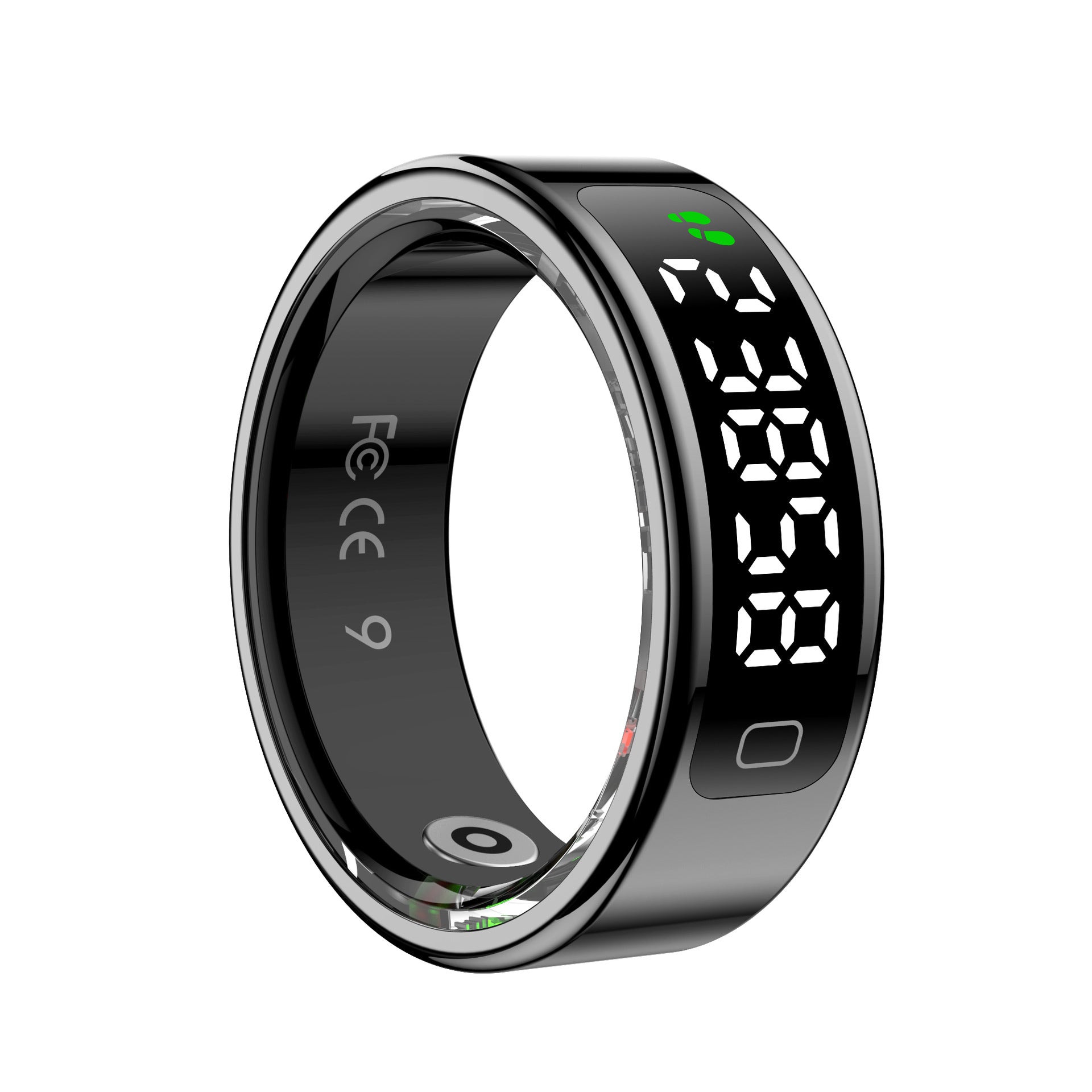Smart Ring Titan Pro Wireless Charging Touchable Display
