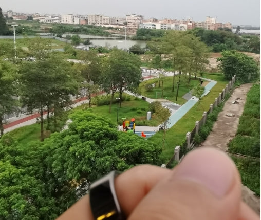 🌿 Enjoying the Scenery Amidst a Busy Workday:  Smart Ring Helps You Balance Life 💍✨